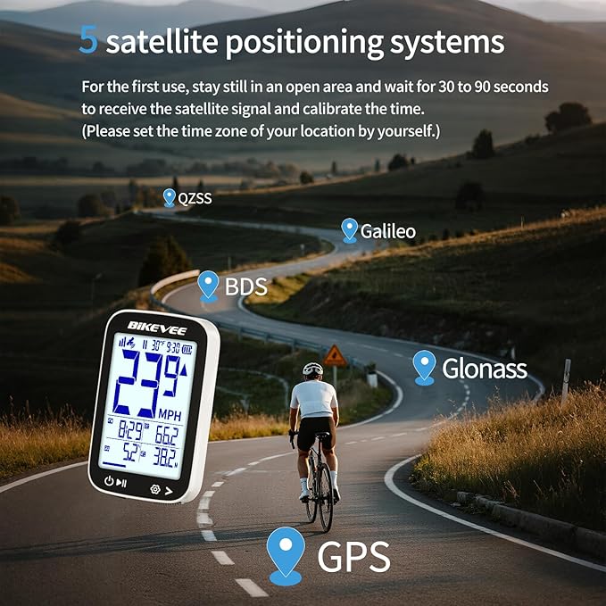 GPS Bike Computer Wireless Cycling Computer - Image 6