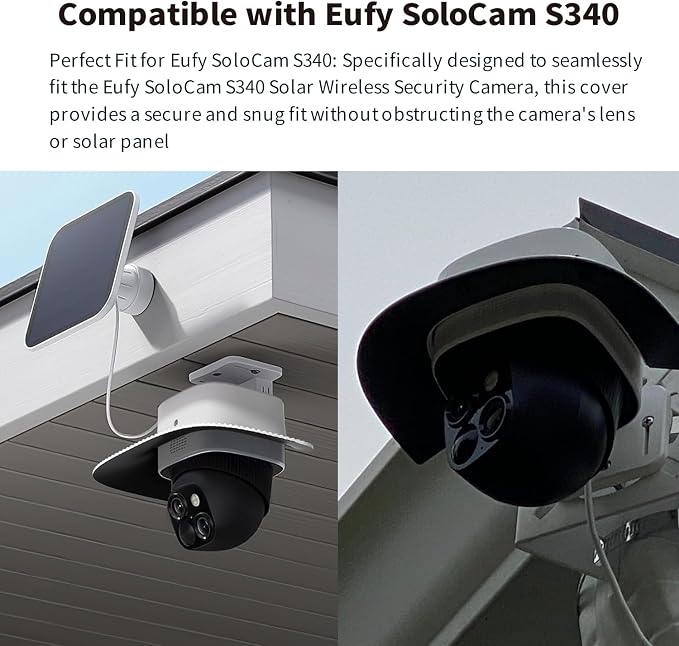 Rain Cover for Eufy Security SoloCam S340, Protective Weather Shield for - Image 3
