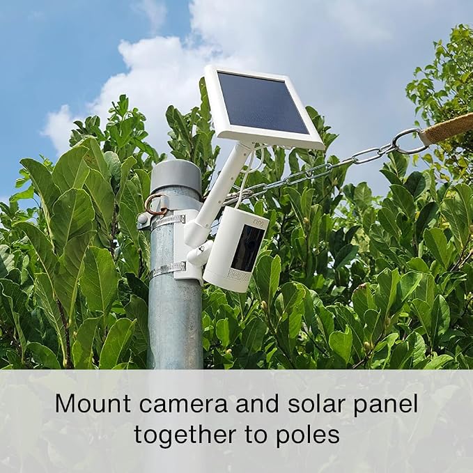 Holicfun 2-in-1 Pole Mount for Ring, and Cameras & Solar Panels - Image 2