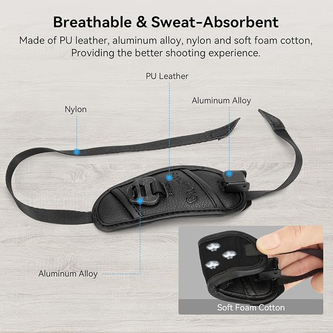 SMALLRIG Camera Cage Wrist Strap, Hand Strap - Image 3