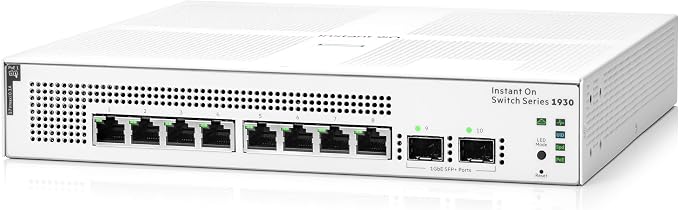 HPE Networking Instant On Switch Series 1930 8-Port Gb Smart-Managed Layer 2+ - Image 7