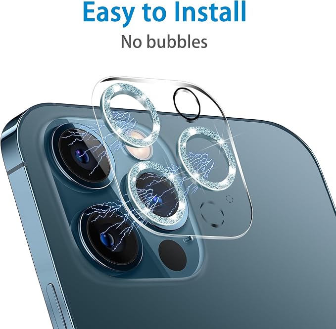Dengduoduo 3 Pack Tempered Glass Camera Lens Protector - Image 7