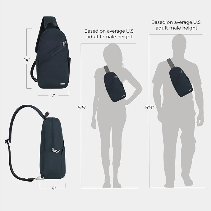 Travelon Anti-Theft Classic Sling Bag - Image 5