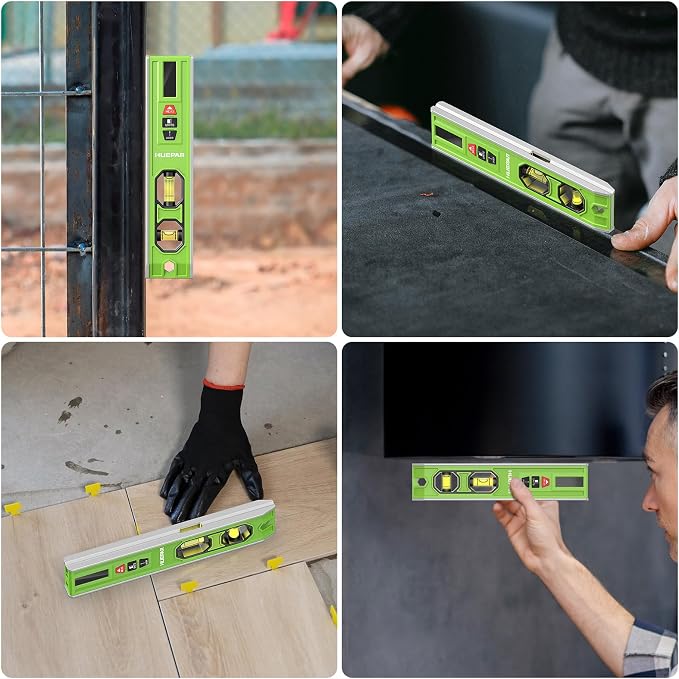 Huepar 3-in-1 Laser Level /65Ft Laser Distance Measure/Magnetic Torpedo Level - Image 7