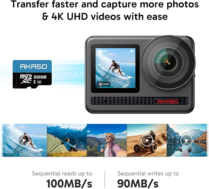 AKASO 512GB microSDXC U3 Memory Card - Image 2