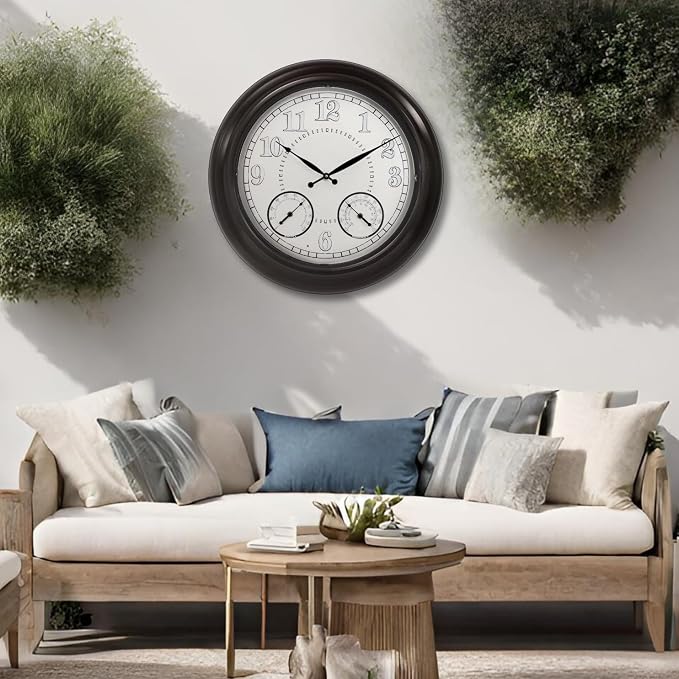 24 inch Illuminated Outdoor Clock - Image 8