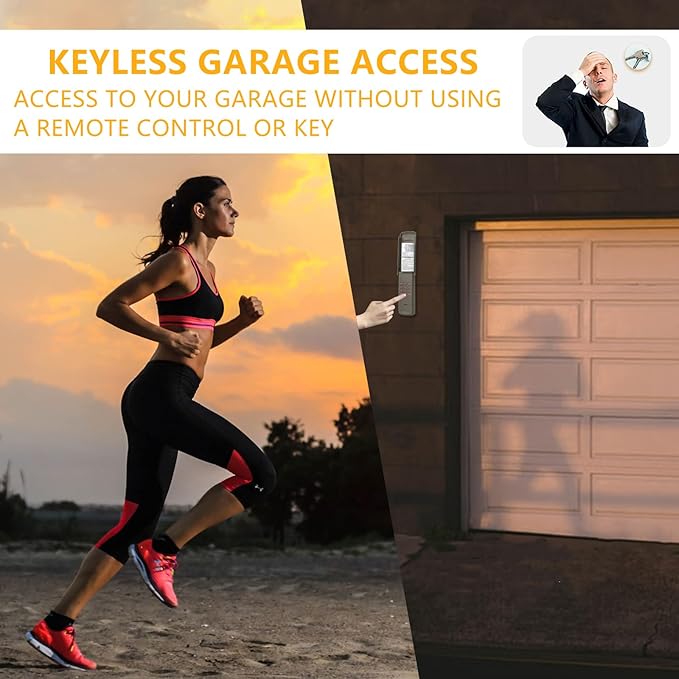 Universal Garage Door keypad for Chamberlain Liftmaster Genie Linear Multi-Code - Image 4