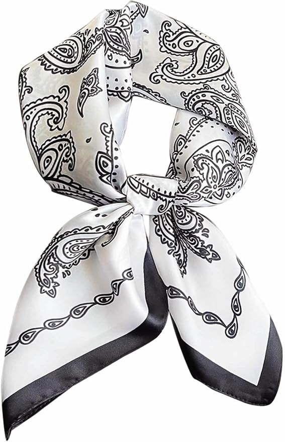 Silky Scarf for Women Lightweight Satin Bandanas Neck Hair Wrap For Sleeping by OnllhNiceScarfForWomen