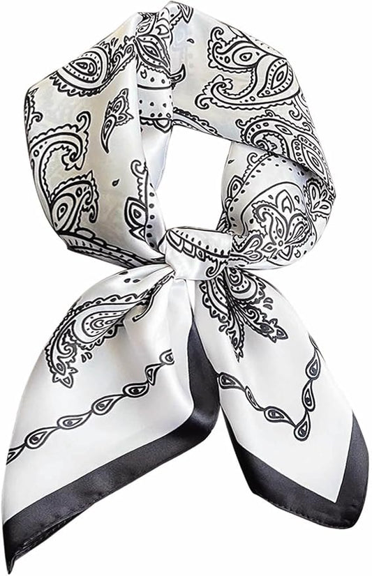 Silky Scarf for Women Lightweight Satin Bandanas Neck Hair Wrap For Sleeping by OnllhNiceScarfForWomen