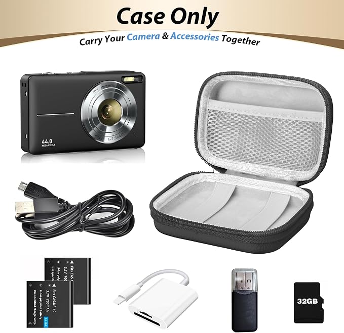 Digital Camera Case for CAMKORY, KODAK PIXPRO FZ45/FZ55, Canon IXUS 285 HS - Image 4