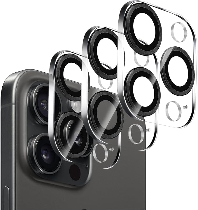 3 Pack Dengduoduo Tempered Glass Camera Lens Protector by Dengduoduo