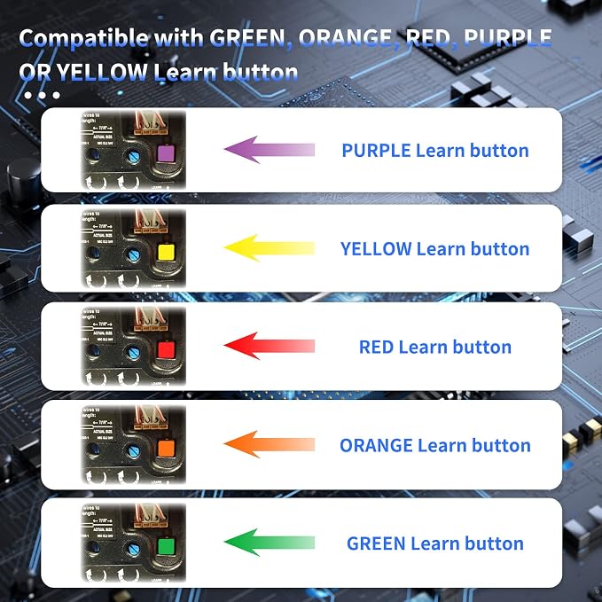 893MAX Garage Door Opener Remote, - Image 2
