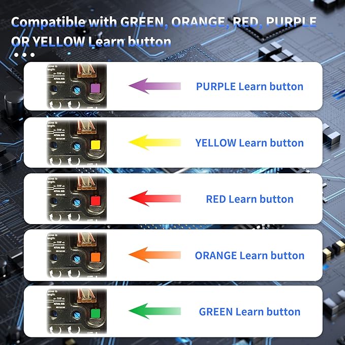 893MAX Garage Door Opener Remote, - Image 2