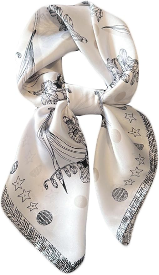 Silky Scarf for Women Lightweight Satin Bandanas Neck Hair Wrap For Sleeping by OnllhNiceScarfForWomen
