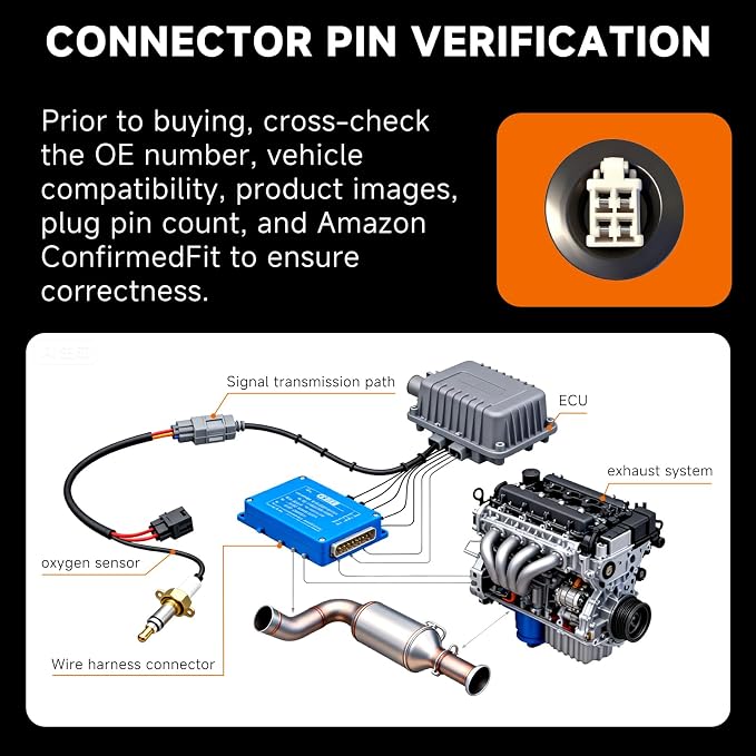 Downstream O2 Sensor Set | Direct Replacement - Image 4