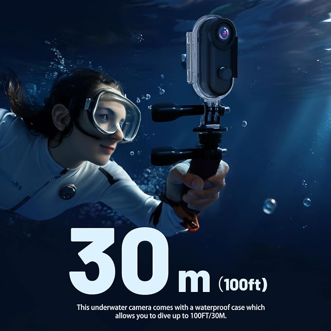Intepoll Upgraded Image Stabilization 4K 64GB Mini Body Camera, POV PRO Action - Image 4