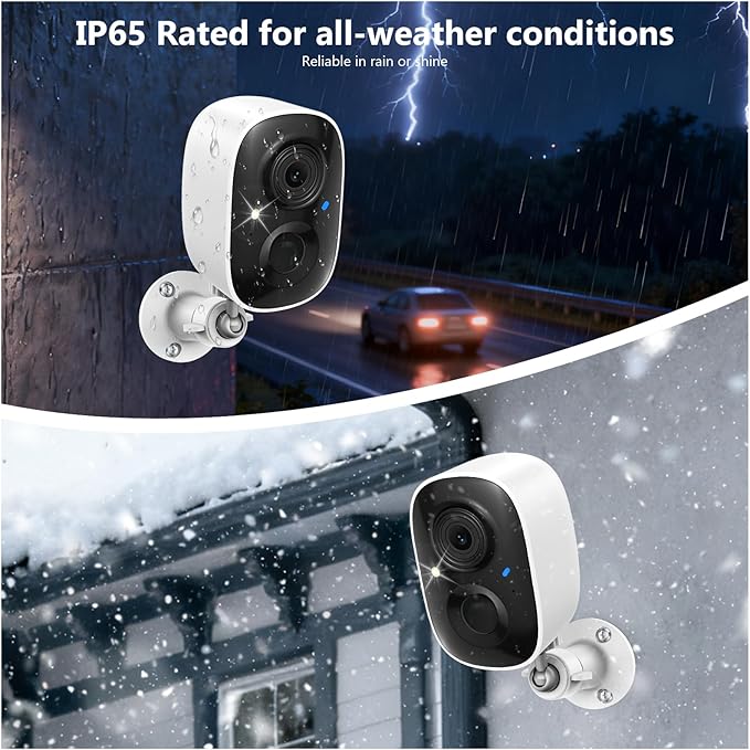 2K Security Camera Wireless Outdoor, Solar Powered WiFi Cameras - Image 7