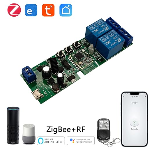 Jane Eyre Tuya Smart ZigBee 2 Channel Smart Relay - Image 2