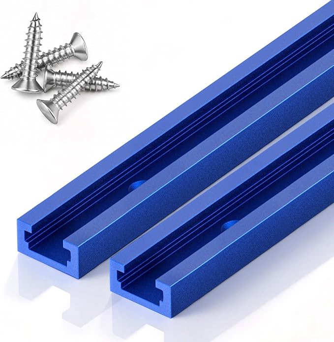 Vibit 2 Pack 24 Inch Aluminum T Track by Vibit