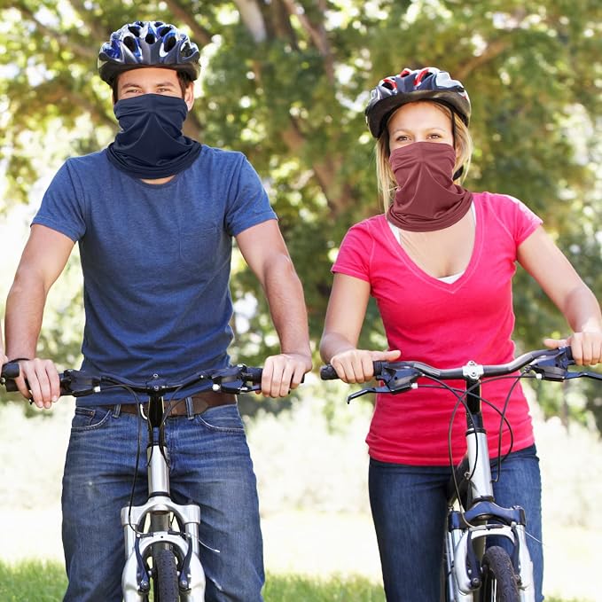 Geyoga 6 Pieces Summer UV Protection Cooling Neck Gaiter Face Clothing Neck - Image 6