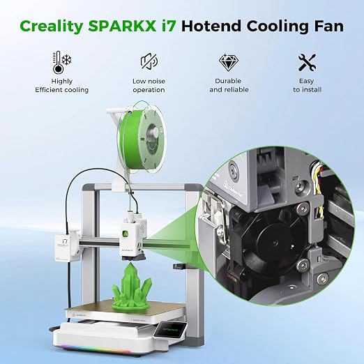 Creality Official SPARKX i7 Hotend Cooling Fan, Original i7 3010 Axial Cooling - Image 2