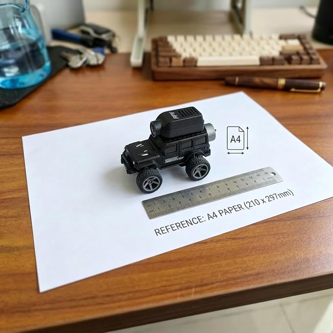 1:64 Mini FPV RC Car, Alloy Crafted Remote Control Truck - Image 7