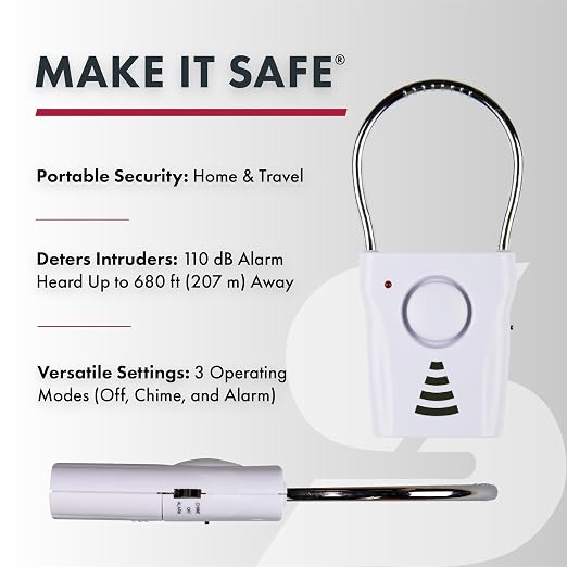 SABRE 110dB Door Handle Alarm | Extremely Loud Wireless Audible Up To 680 Ft - Image 2