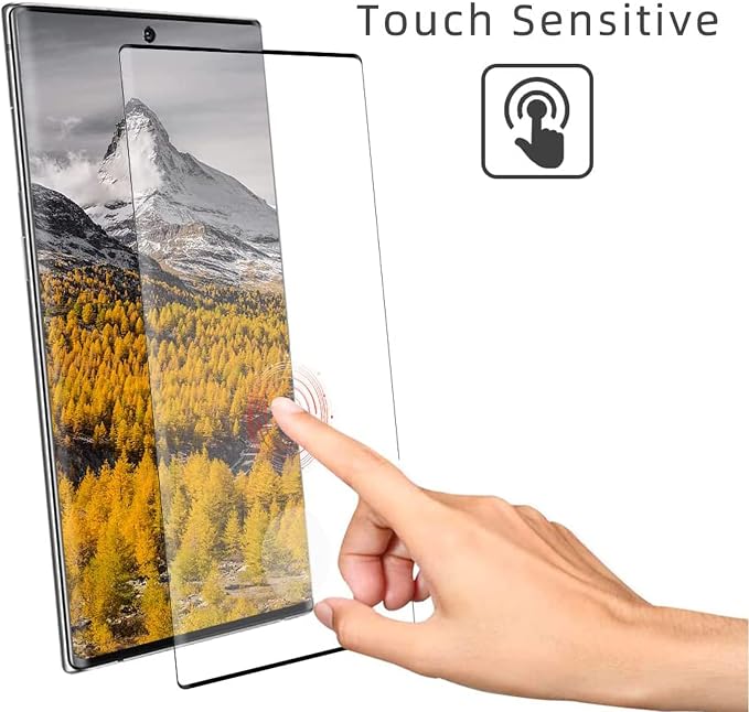 XDesign [2+2 Pack Galaxy S22 Ultra Screen Protector, 9H Tempered Glass Scratch - Image 5