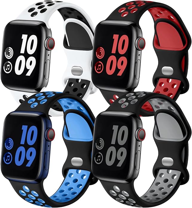 Adorve 4 Pack Sport Bands Compatible by Adorve