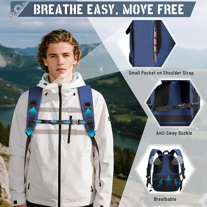RAINSMORE Camera Backpack Hard Shell - Image 3