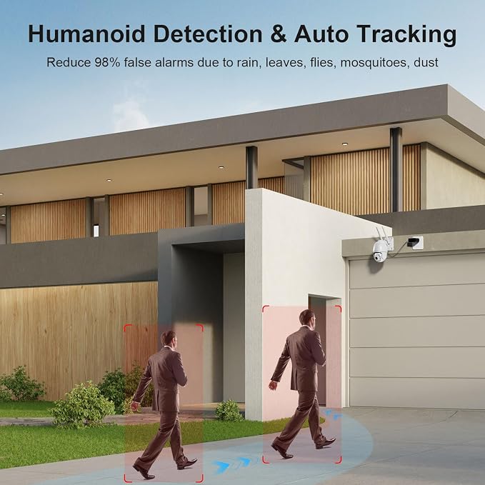 Plug-in Cameras for Home Security 4MP HD, Hosafe WiFi Security Cameras Wireless - Image 3