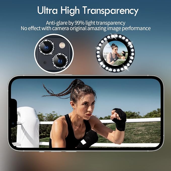 Bling Diamond Individual Camera Lens Protector - Image 4