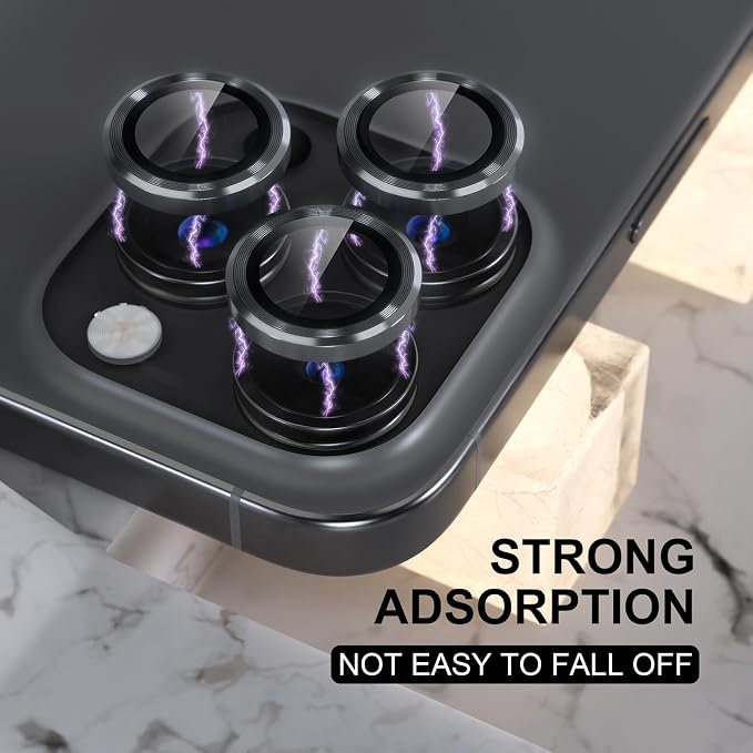 Choiche Compatible for iPhone 16 Pro/iPhone 16 Pro Max Camera Lens Protector - Image 6