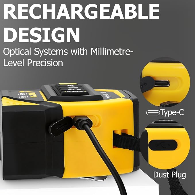 4-in-1 Digital Laser Tape Measure, 328ft/100m Laser Distance Meter - Image 7
