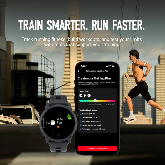 COROS PACE 4 Ultralight Sport GPS Watch, 1.2" AMOLED Touchscreen, 19 Days of - Image 6
