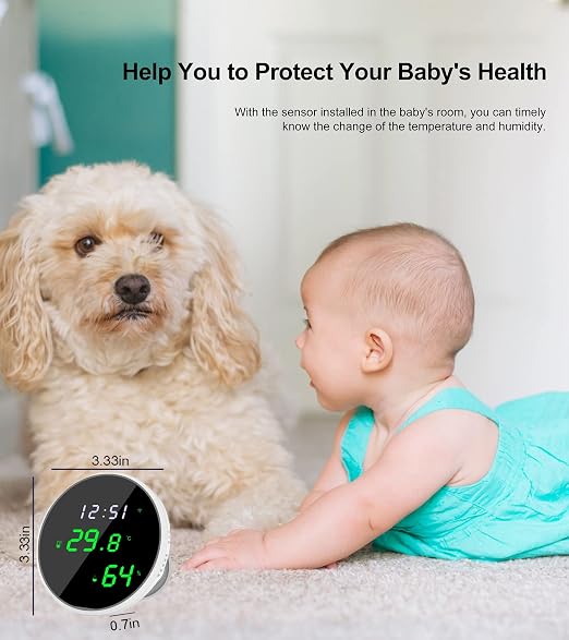 WiFi Room Thermometer Indoor Hygrometer: Smart Temperature Humidity Monitor - Image 6