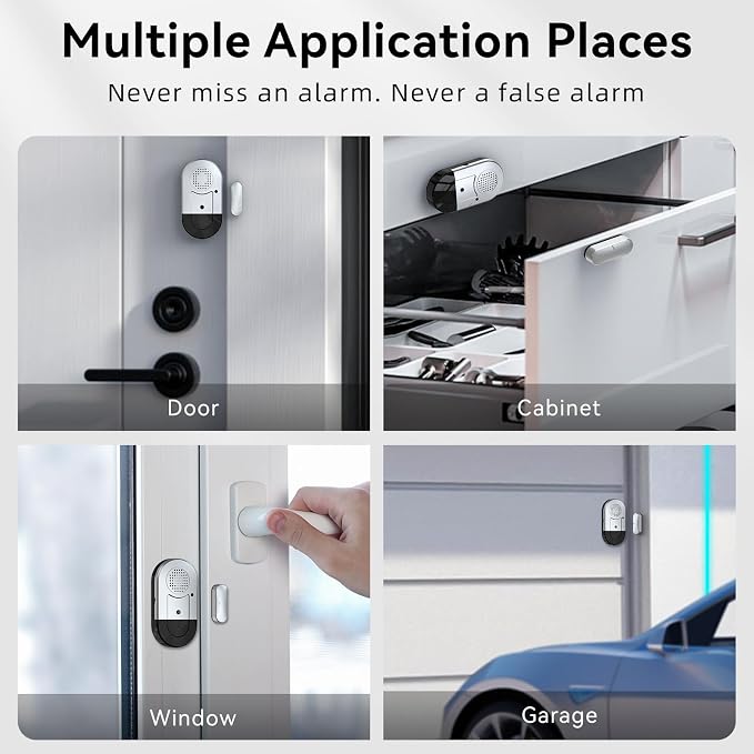 Sanjie Door Alarms When Opened, Door Window Alarm Sensors - Image 8
