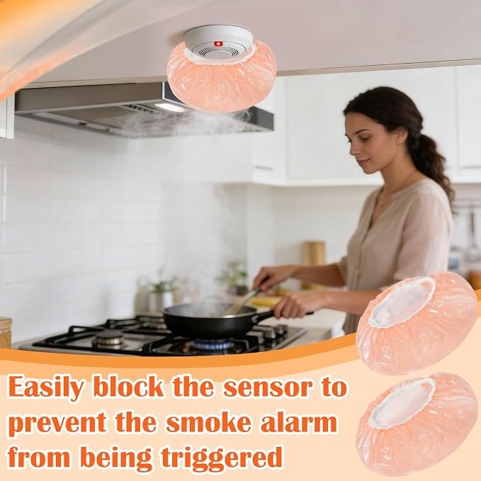 60 Pcs Orange Thicken Plastic Smoke Detector Covers - Image 6