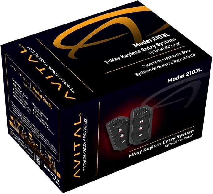 Avital 2103L Automotive Keyless Entry System - Image 3