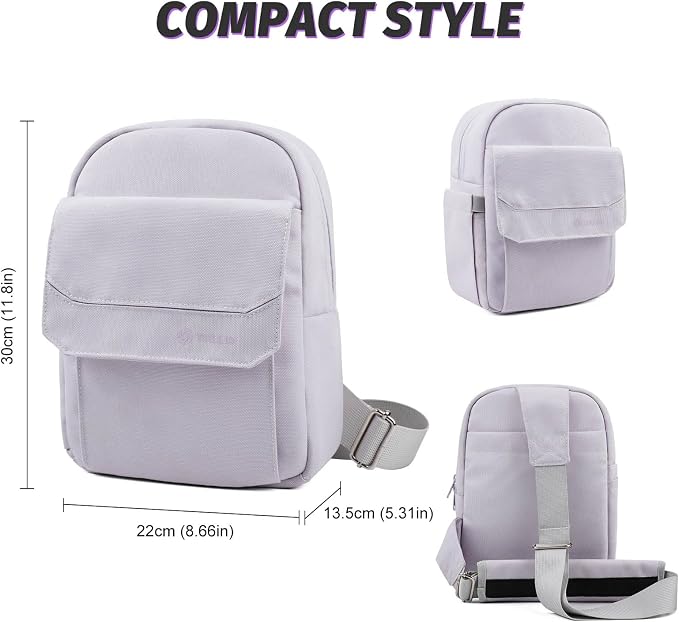 TULLIO Camera Bag Crossboy Camera Sling Chest Bag Backpack Waterproof - Image 2