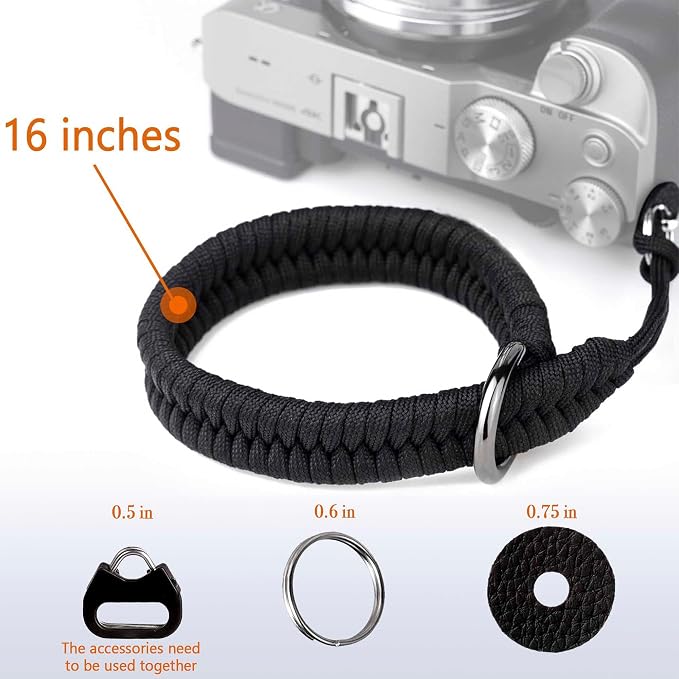 AQAREA Camera Wrist Strap for DSLR Mirrorless Camera, Quick Release Camera Hand - Image 5