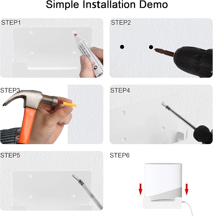 Metal Wall Mount for Arris Surfboard S33/S34, Designed for Arris Surfboard - Image 7