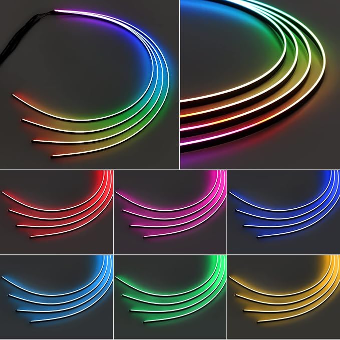 Dreamcolor Acrylic Interior Car LED Strip Light 43-inch, which fit - Image 3
