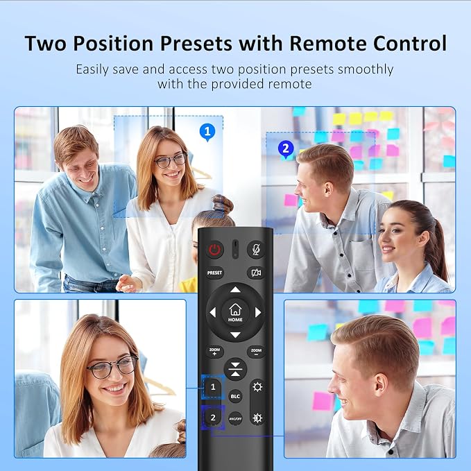NexiGo Zoom Certified, N990 4K PTZ Webcam, Video Conference Camera System - Image 3