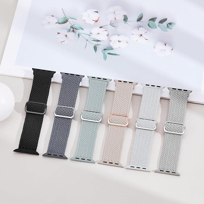 6 Pack Braided Stretchy Bands Compatible - Image 6