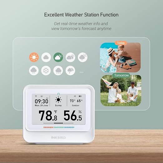 INKBIRD WiFi Thermometer Hygrometer, Temperature and Humidity Sensor - Image 6
