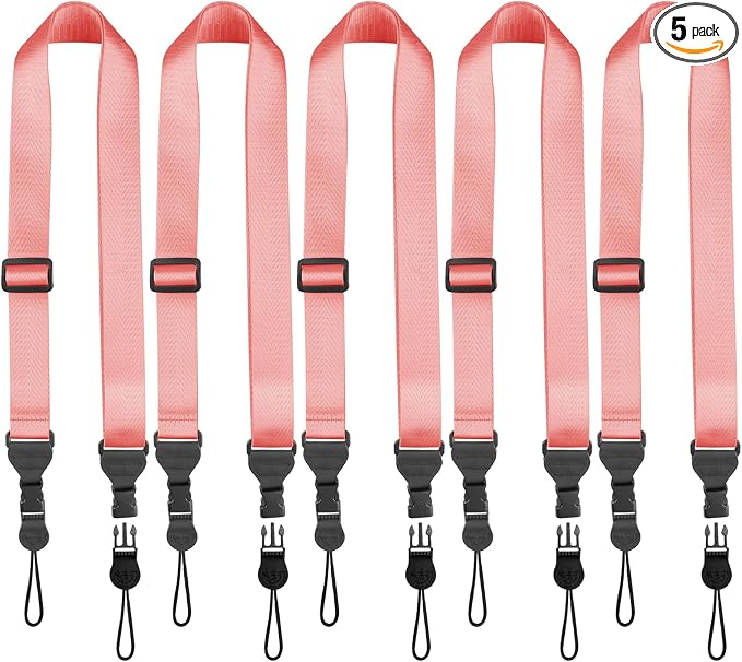 FIEIL 5 Pack Nylon iPad Strap, Adjustable Camera Neck Strap, Comfortable by FIEIL