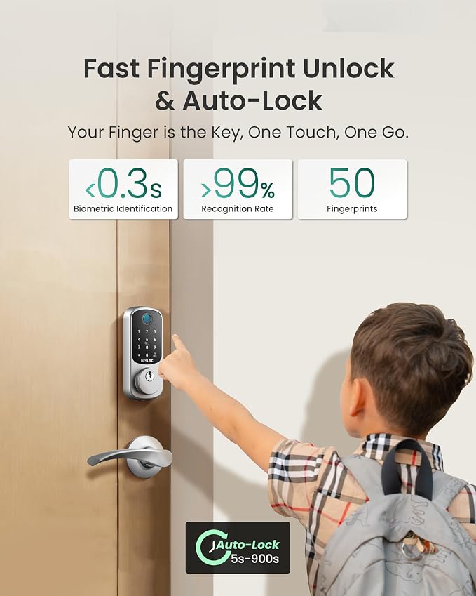 DESLOC B200 Fingerprint Smart Lock - Image 3