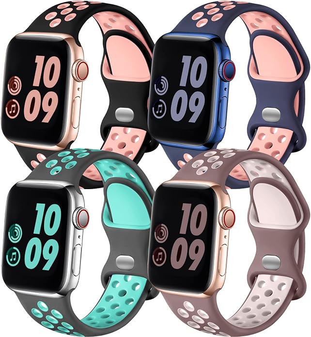 Adorve 4 Pack Sport Bands Compatible by Adorve
