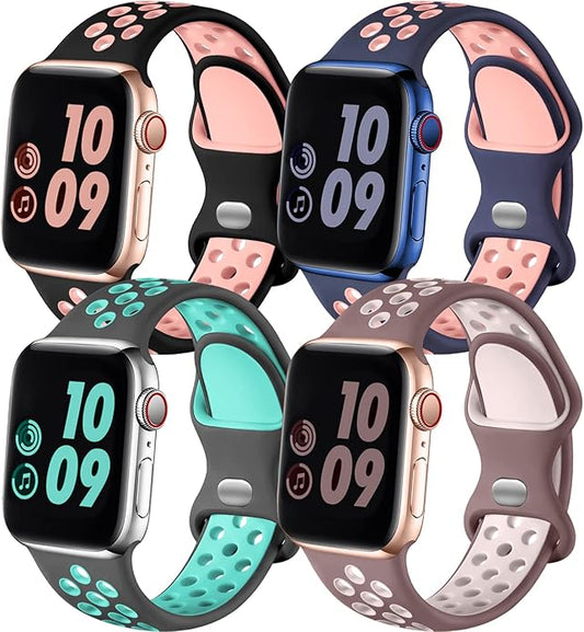 Adorve 4 Pack Sport Bands Compatible by Adorve